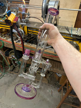 Load image into Gallery viewer, 80hole Color mega perc to fab to dome perc spinner recycler