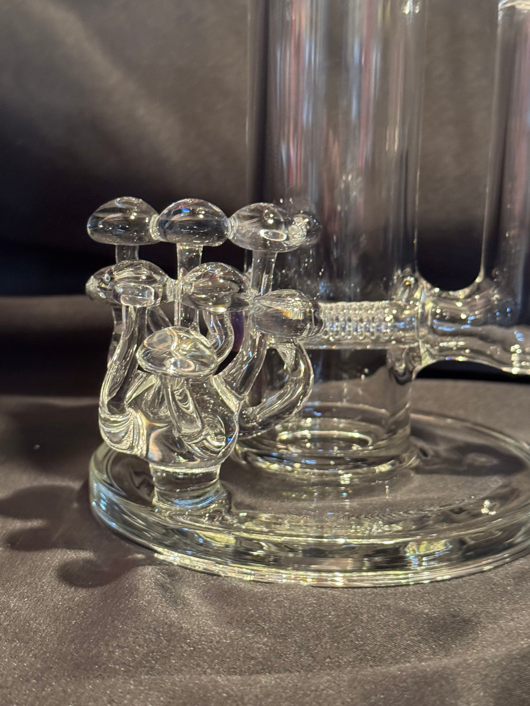 60 hole w/ Mushroom Cluster by @leviathanglass