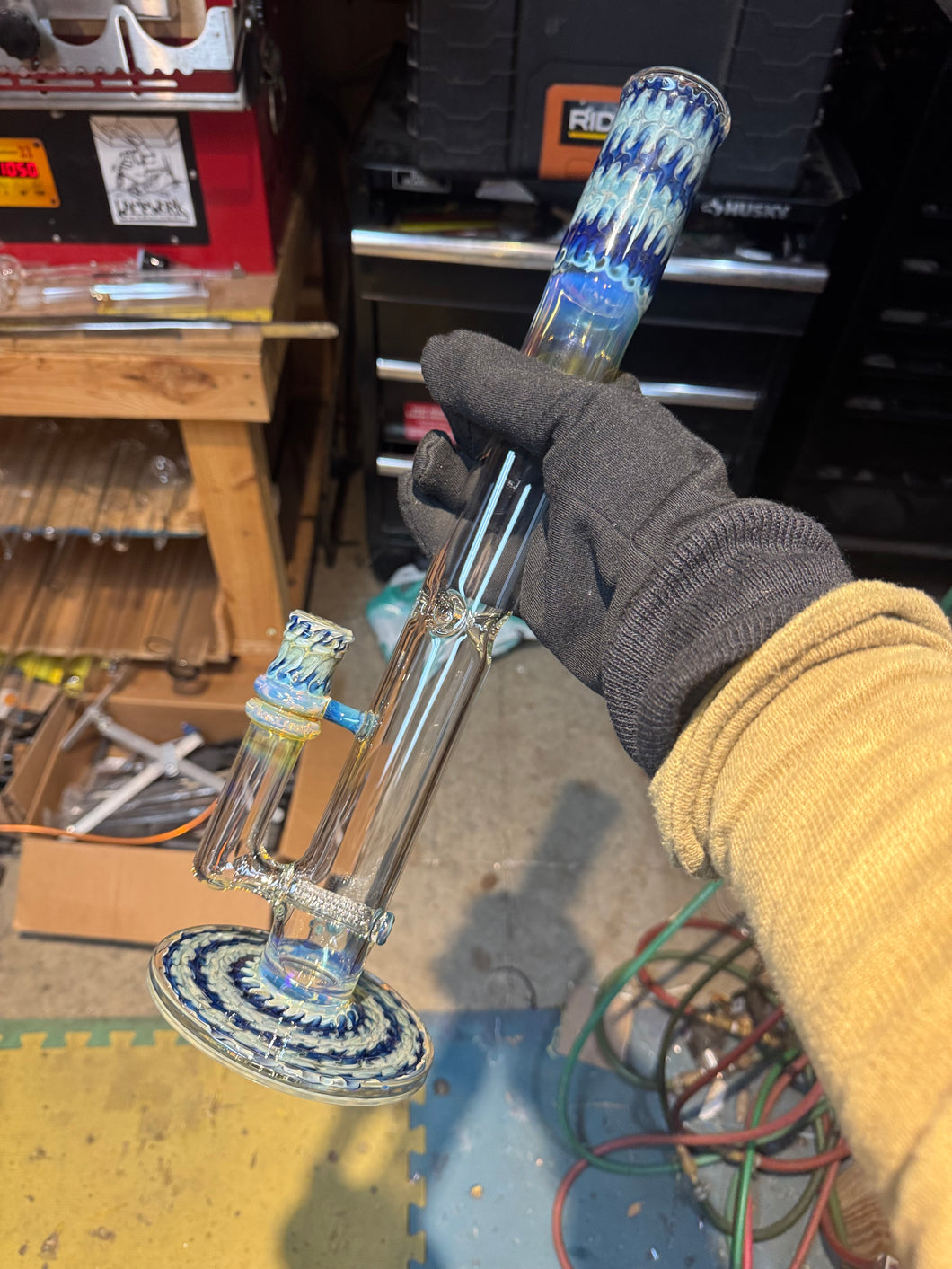 60hole Dark Blue/Hurricane Strike wrap tube