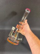 Load image into Gallery viewer, 40hole 14” tall 18mm Amber Purple collab with leviathan
