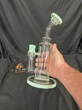 Load image into Gallery viewer, Super thick 9mm rig style bubbler with Titan V1 accents
