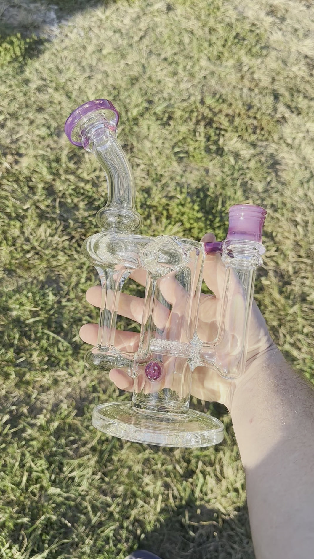 Vortex recycler with stargazer accents