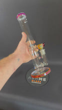 Load and play video in Gallery viewer, 40hole 14” tall 18mm Amber Purple collab with leviathan
