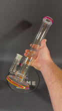 Load and play video in Gallery viewer, 40hole 14” tall 18mm Amber Purple collab with leviathan
