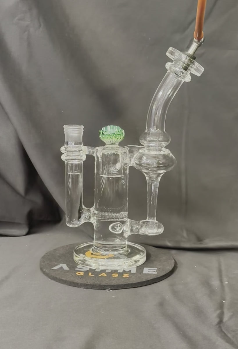 60hole to spinner drain recycler with implosion marble – AshMe Glass