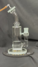 Load and play video in Gallery viewer, Super thick 9mm rig style bubbler with Titan V1 accents
