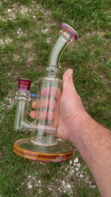 Load and play video in Gallery viewer, Amber purple rig with 60hole perc 60mm
