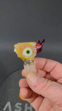 Load and play video in Gallery viewer, 40hole 14” tall 18mm Amber Purple collab with leviathan
