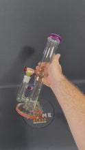 Load and play video in Gallery viewer, 40hole 14” tall 18mm Amber Purple collab with leviathan

