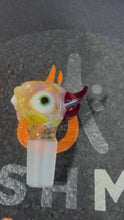 Load and play video in Gallery viewer, 40hole 14” tall 18mm Amber Purple collab with leviathan
