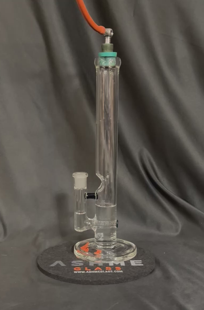 12” 32hole 14mm mini tube with Atomic Stardust